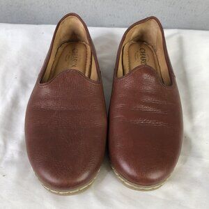 Charix Shoes Womens Size 10 Brown Leather Slip On Flats Artisan Istanbul Boho